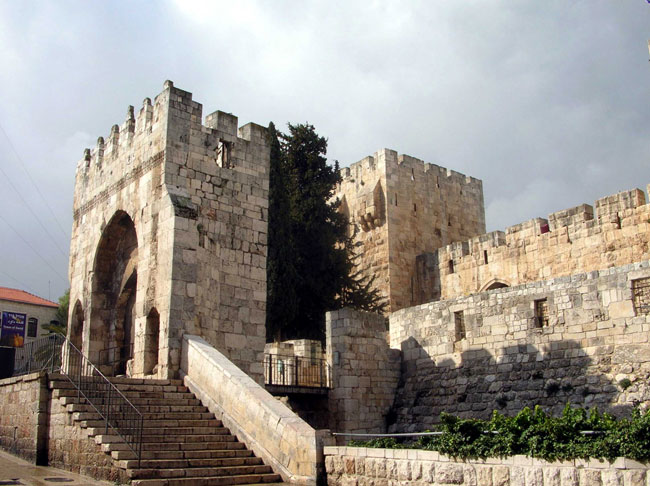 L'entrée de la Tour de David